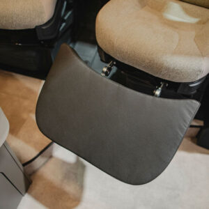 Beinauflage ART passend für Fiat Captain Chair Beifahrersitz Farbe graphit