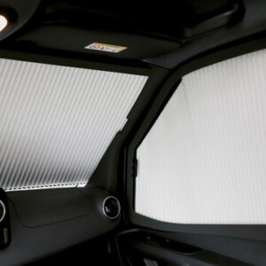 RemiFront IV Fahrerhausver- dunkelung Front passend für Mercedes Sprinter ab BJ24 kleines Sensorgehäuse, schwarz