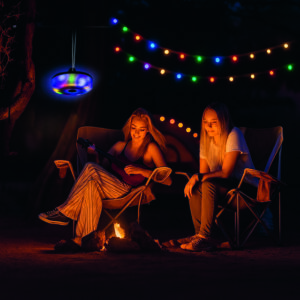 LED-Lichterktette EASYmaxx 3,7 V, Farbe weiß / anthrazit