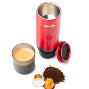 Espressomaschine OMNIA On the Go Farbe rot