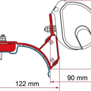 Kit FIAMMA passend für VW T5 / T6 Multivan Transporter