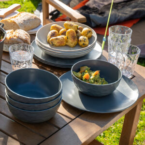 Müslischale koziol Club Bowl 4er-Set Farbe nature ash grey