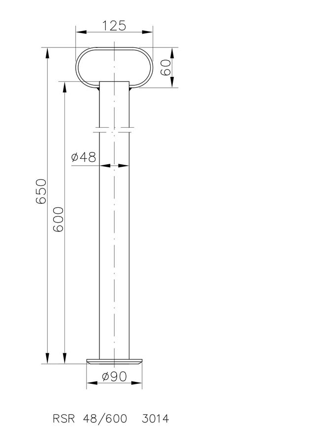 Stütze WINTERHOFF RSR 48-600