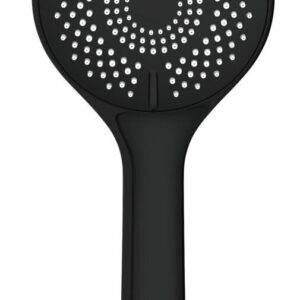 Duschkopf WENKO WaterSaving Durchmesser 11 cm, Farbe: schwarz