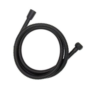 Duschschlauch WENKO edelstahl, Farbe: schwarz