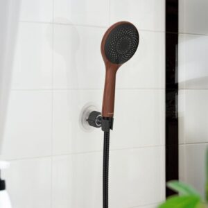 Duschkopfhalter WENKO Farbe: schwarz, 360°