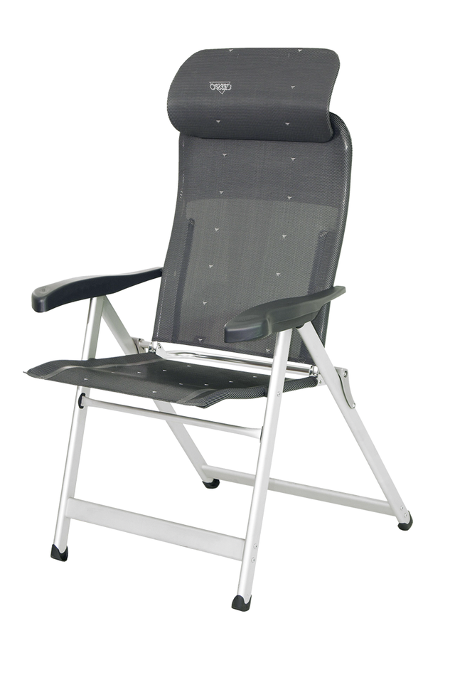 Klappsessel Crespo Compact Luxus Alu Fb. anthrazit