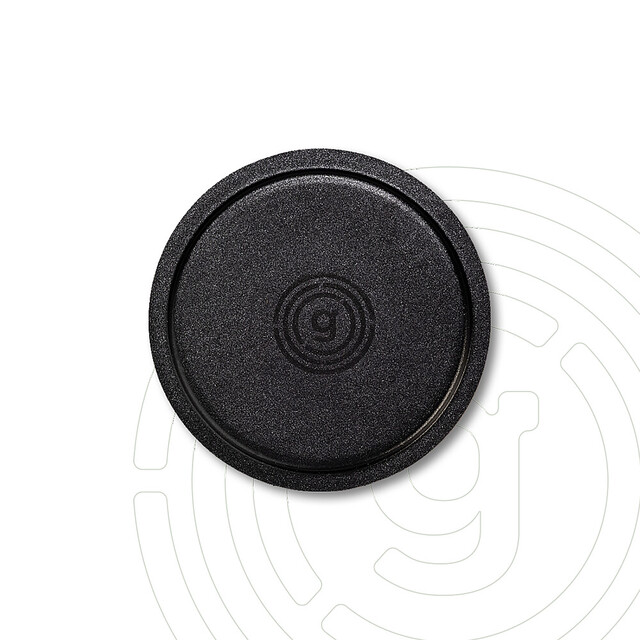 Nano-Gel-Pad gelmags 2.0 L 4er Set Durchm. 8,3 cm Farbe schwarz