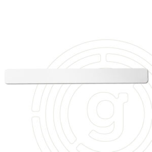 Metall-Leiste gelmags 50 cm Farbe weiß
