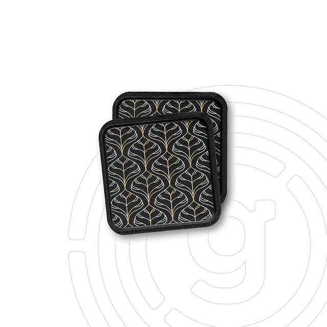 Nano-Gel Untersetzer gelmags 2.0 2er Set Muster Elegance