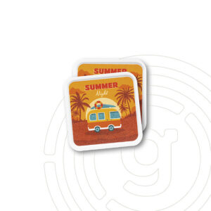 Nano-Gel Untersetzer gelmags 2.0 2er Set Muster Camping