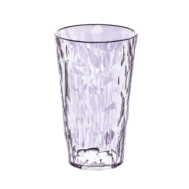 Trinkglas koziol Club Light L 400 ml Farbe transparent lavender
