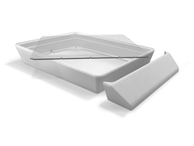 Flat Mount STARLINK mit Plexi- glas für Starlink MINI