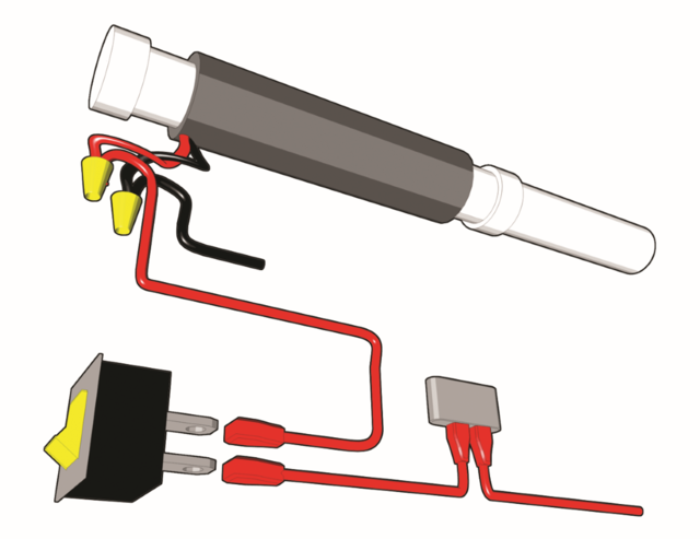 Ultraheat Rohrheizung Lilie 12 V