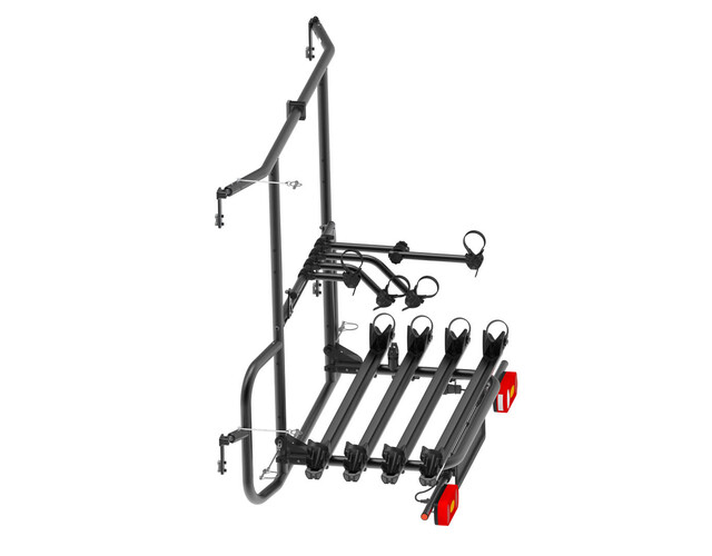Fahrradträger EuroCarry Adventure Rack für 4 Fahrräder für Ford Transit ab 2014 Traglast 60 kg Farbe schwarz