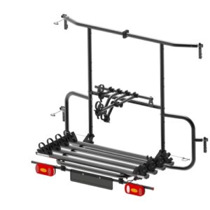Fahrradträger EuroCarry Adventure Rack für 4 Fahrräder für Ford Transit ab 2014 Traglast 60 kg Farbe schwarz