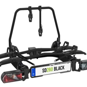 Fahrradträger EUFAB SD 260 black für 2 Fahrräder Traglast 60 kg Farbe schwarz