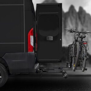 Fahrradträger EUFAB SD 260 black für 2 Fahrräder Traglast 60 kg Farbe schwarz