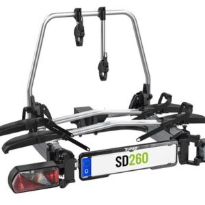 Fahrradträger EUFAB SD 260 für 2 Fahrräder Traglast 60 kg Farbe silber