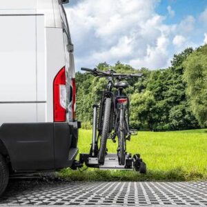 Fahrradträger EUFAB SD 260 für 2 Fahrräder Traglast 60 kg Farbe silber