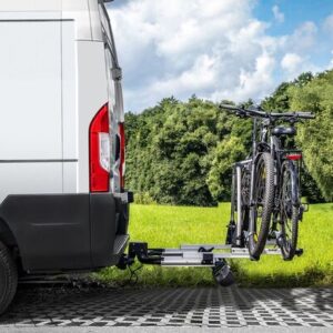 Fahrradträger EUFAB SD 260 für 2 Fahrräder Traglast 60 kg Farbe silber