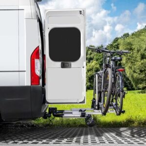 Fahrradträger EUFAB SD 260 für 2 Fahrräder Traglast 60 kg Farbe silber
