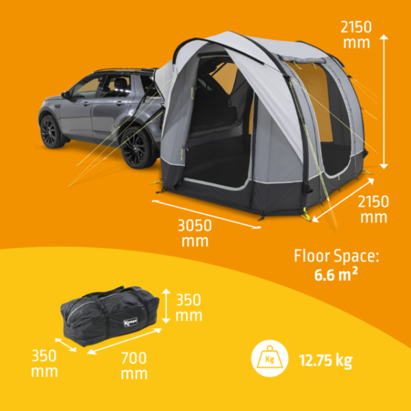 Heckzelt Dometic/Kampa Tailgater Air – Bild 6
