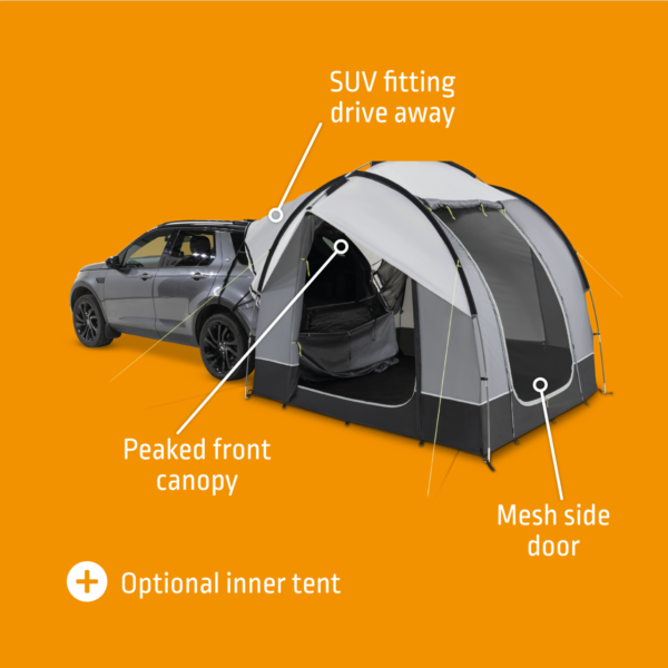 Heckzelt Tailgater Kampa – Bild 6